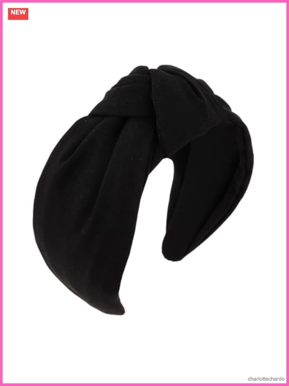 Wide Knot Headband Stretchy Fabric Hair Accessory for Women Taming Flyaways